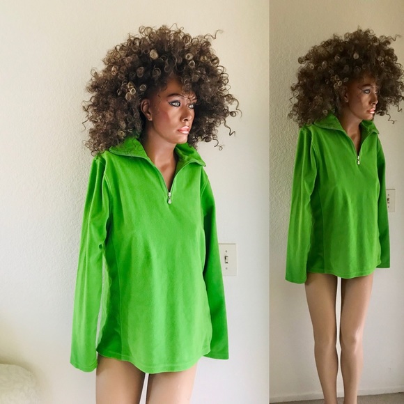 KILLTEC Green MICROFIBER Fleece Athletic JACKET 14 - Picture 2 of 7